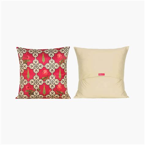 Buy INDIA CIRCUS Chevron Knotty Set of 5 Printed Cushion Covers ...
