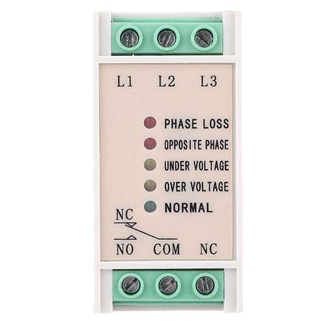 660vac Three Phase Power Relay 5a Voltage Monitoring Relay Contact ...