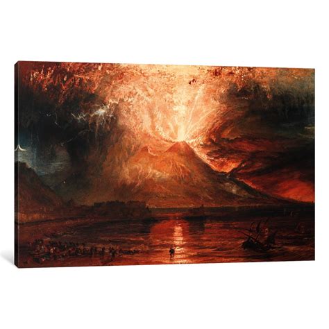 iCanvasART 1-Piece Vesuvius in Eruption Canvas Print by J.M.W Turner, 0 ...