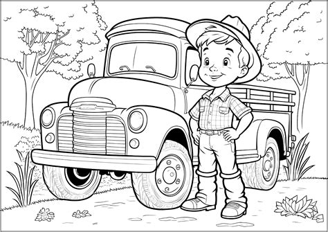 Farm Coloring Pages