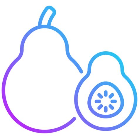 Guava Generic gradient outline icon | Freepik