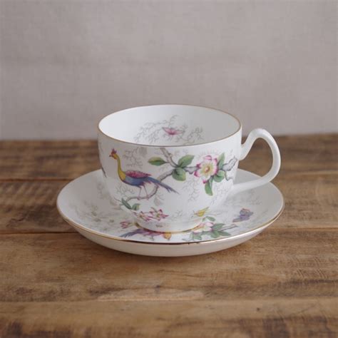 コールポート カイロ Coalport Cairo コーヒーカップ ソーサー #210930-1 イギリス製 ビンテージ レトロ 鳥 食器 ...