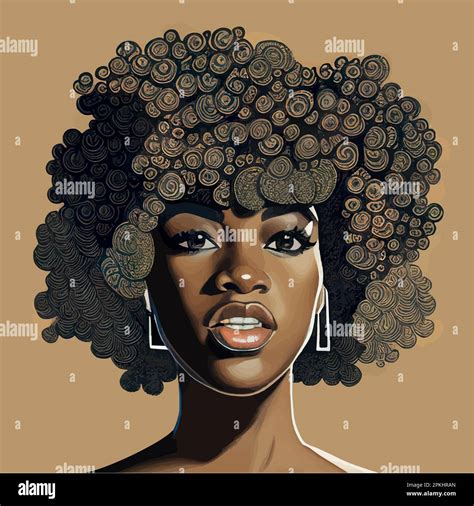 Black Women Afro Art