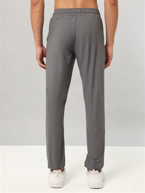 Men Solid Relax Fit Trackpants with DURACOOL+
