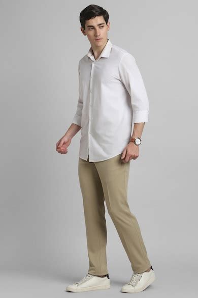 Simon Carter Trousers, Simon Carter Beige Trousers for Men at ...