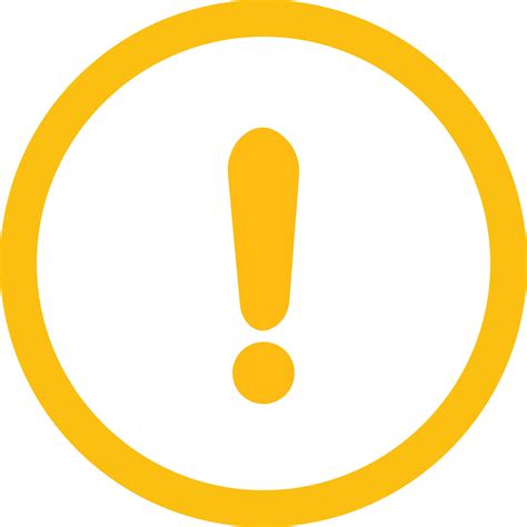 Yellow Exclamation mark icons in line style. Danger alarm . Caution ...