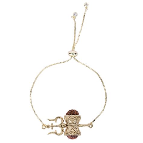 22k Gold Plated Shiva Bracelet – Art Karat India
