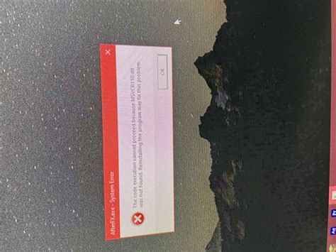 Image result for The Code Execution Cannot Proceed Msvcr110