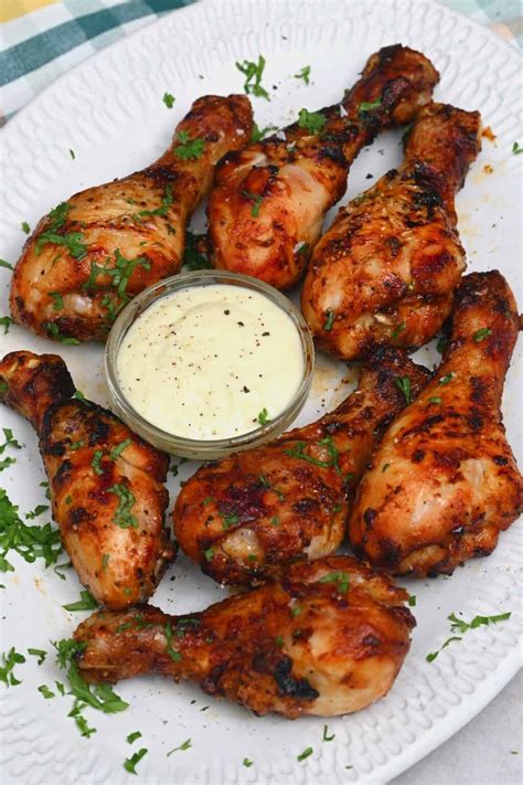 The Best Air Fryer Chicken Drumsticks - Alphafoodie