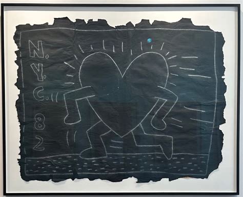 Keith Haring Running Heart Keith Haring Heart Lift T Shirt Wit | Bol