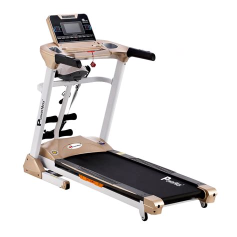 Buy PowerMax Fitness TDA-450 3HP (6HP Peak) Motorized Treadmill with ...