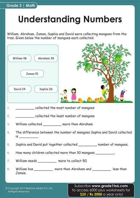 Number and Place Value Addition Word Problems 的图像结果