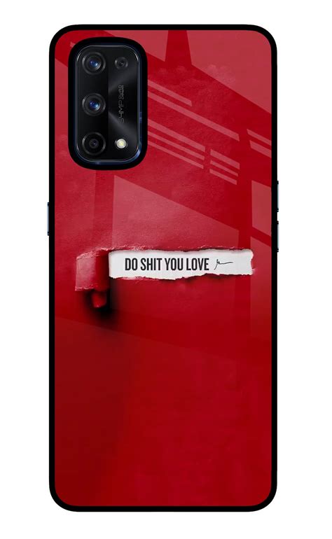 Buy Now Do Shit You Love Glass Case for Realme X7 Pro Online | Casekaro
