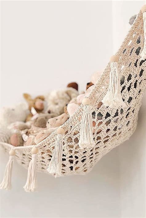 Sasa Baby and Toddler Macrame Hanging Net for Stuffed Toys - Corner ...