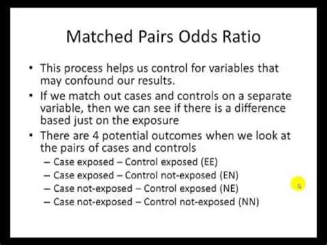 Matched Pairs Study Relative Risk Calculation Tutorial 的图像结果