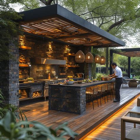 59 best outdoor kitchen design ideas transform your backyard into a ...