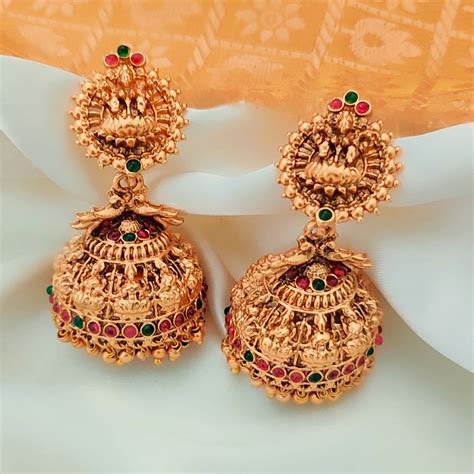 Golden Temple Jhumki Earrings- Ahana |TWINKKLZZ| – Twinkklzz