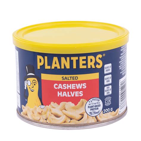Planters - Salted cashew halves, 200g | Rossy