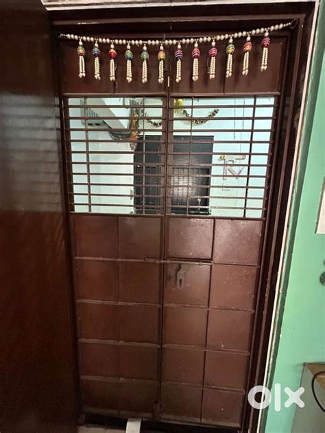 Metal safety door sith frame and wooden main door - Kitchen & Other ...