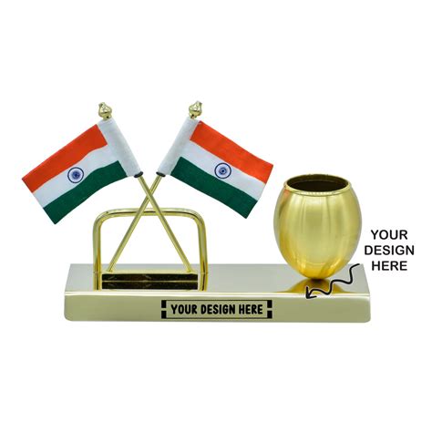 Personalized Desktop Indian Flag | Corporate Gift Item – The Gifting ...