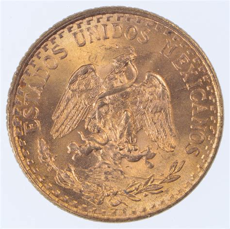 World Gold: 1945 Mexico 2 Pesos Gold Coin AGW .0482 oz | Property Room