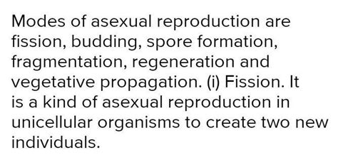 Name the modes of reproduction used by single cell organisms? - Brainly.in