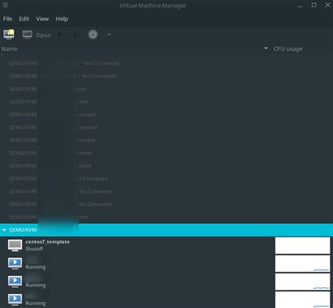 Image result for Virtual Machine Manager Linux GTK