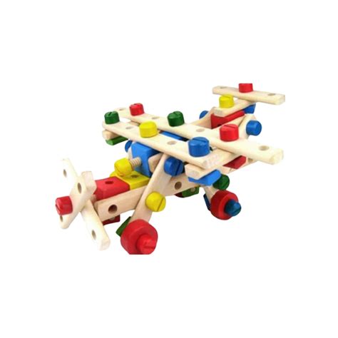 Multi-Functional Nut Combination Wooden Construction Blocks Toy – Ji ...