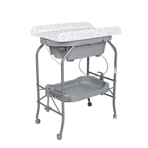 Buy Baby Bathinette Folding Changing Table Baby Diaper Station with ...