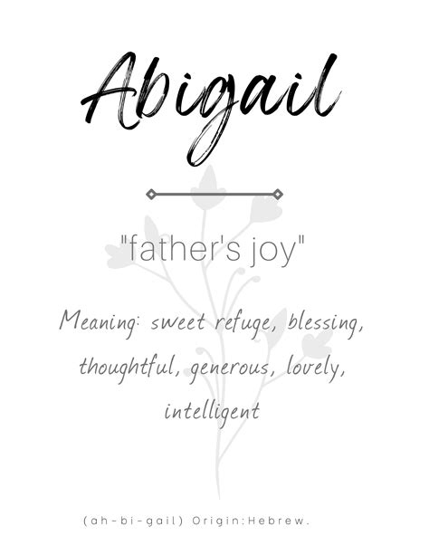 Abigail Meaning