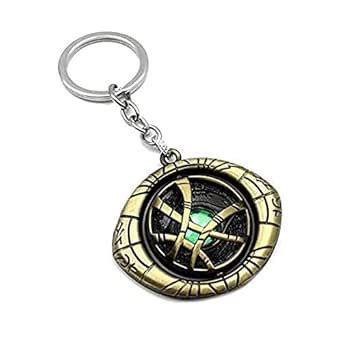RV Mart Doctor Strange Dr Eye of Agamotto Rotating Metal Keychain Key ...