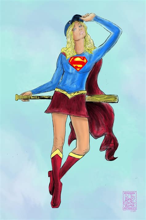 Supergirl sketch [Fan Art] by me on Photoshop : r/Supergirl