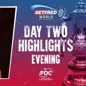 2024 Betfred World Matchplay Darts - Tuesday - Evening Tickets ...