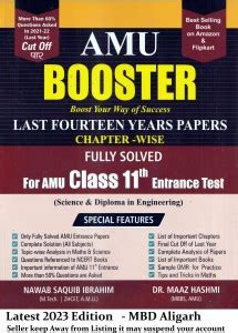 AMU Booster 11th Science Stream For Eleventh Entrance Chapterwise ...