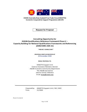 Fillable Online ASEAN-Australia-New Zealand Free Trade Area (AANZFTA ...