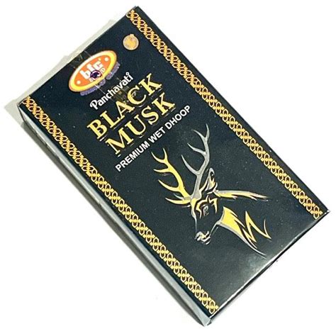 BIC Panchavati BLACK MUSK Wet Dhoop sticks (10 sticks) – aavyaa