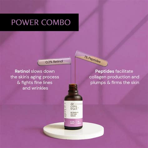 Retinol & Peptide Serum | Best Face Serum for Anti-ageing | Deconstruct ...