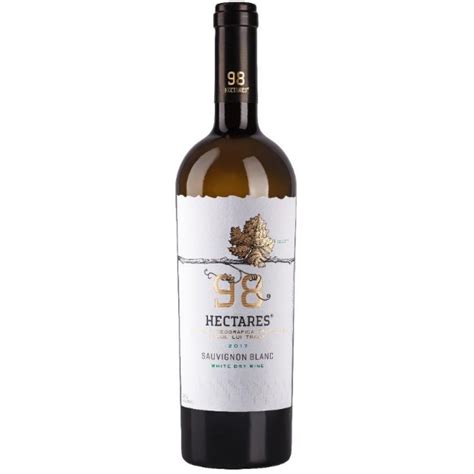 Молдавское белое сухое вино Sauvignon Blanc 98 Hectares купить с ...