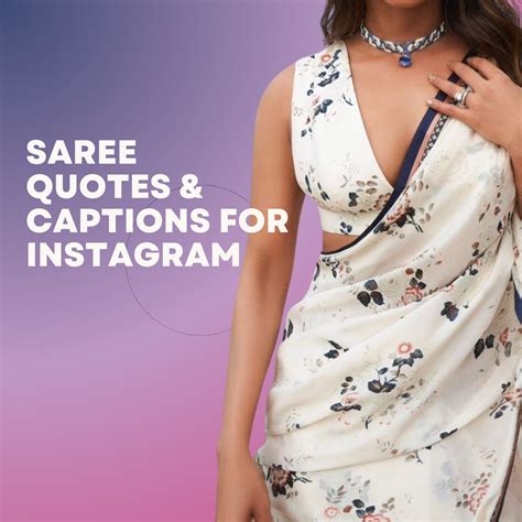 Saree Captions & Quotes For Instagram | Binks