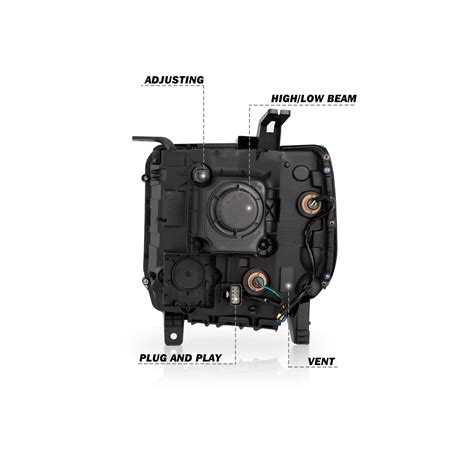 2014-2019 GMC Sierra Full LED Performance Headlights – LESEM