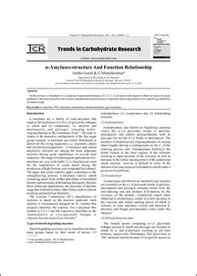 alpha-Amylases: structure and function relationship. - ePrints@CFTRI