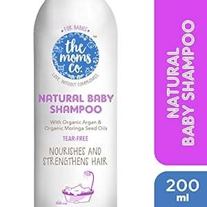 Buy The Moms Co. Tear-Free Natural Baby Shampoo with USDA-Certified ...