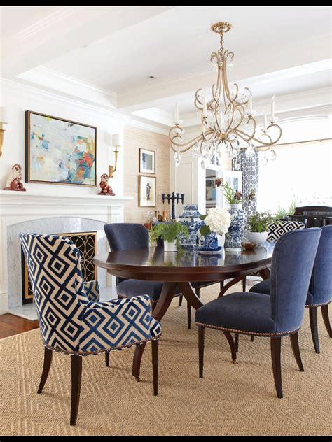 Navy Blue Dining Room Table Set at Ben Debra blog