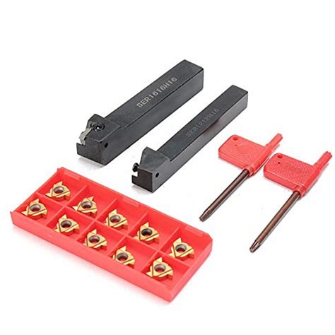 SER1616H16 SER1212H16 Lathe Turning Tool Holder with 10pcs 16ER AG60 ...