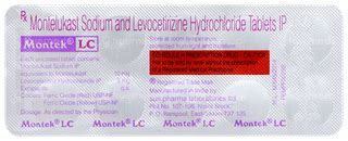 Montek Lc Tablet: Uses, Side Effects, Price & Substitutes