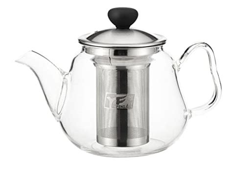 Buy Devnow Glass Yafeng Tea Pot with Filter 300ml Online at Low Prices ...