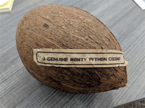 Image result for Monty Python How to Use Your Coconuts