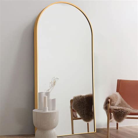 Amazon.com: NeuType 71"x32" Full Length Mirror Large Arched Floor ...