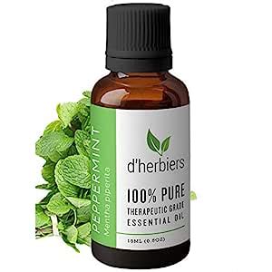 Buy The Herbiers Peppermint Oil for Hair, Skin, Headache, Pain & more ...