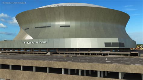 3D model Caesars Superdome Stadium | 3D Molier International